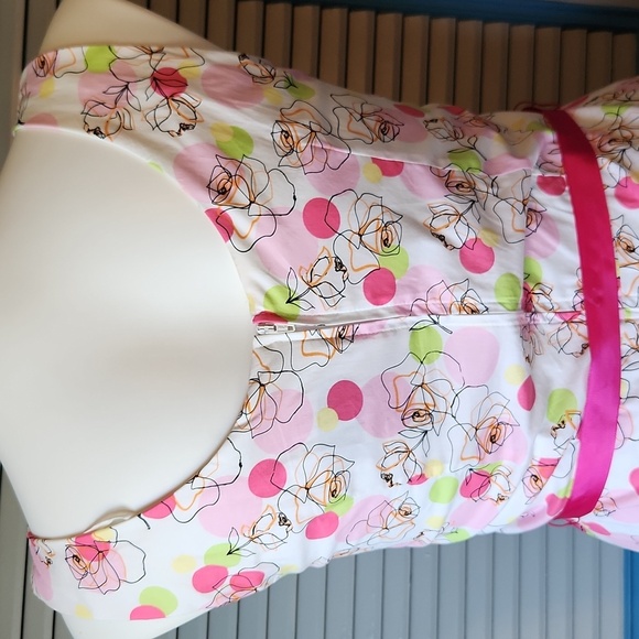 Vintage Sheri Martin NY Pink Floral Dress - Picture 9 of 12